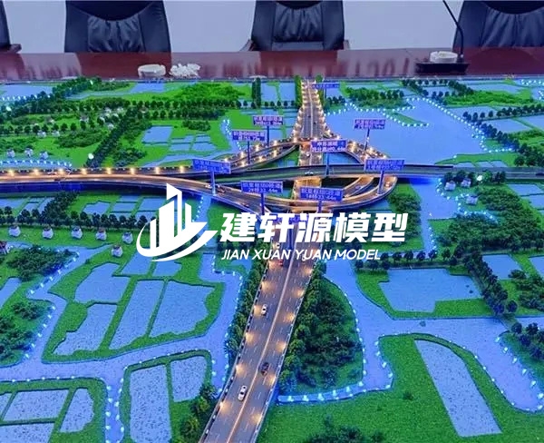 南召高速公路沙盘定制